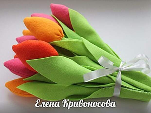 Как сшить тюльпаны из фетра | Ярмарка Мастеров - ручная работа, handmade Как сшить тюльпаны из фетра | Ярмарка Мастеров - ручная работа, handmade