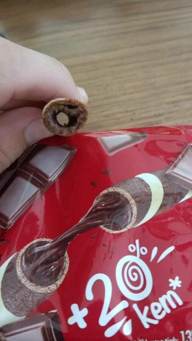 Не ждите, шоколад не польется Не ждите, шоколад не польется