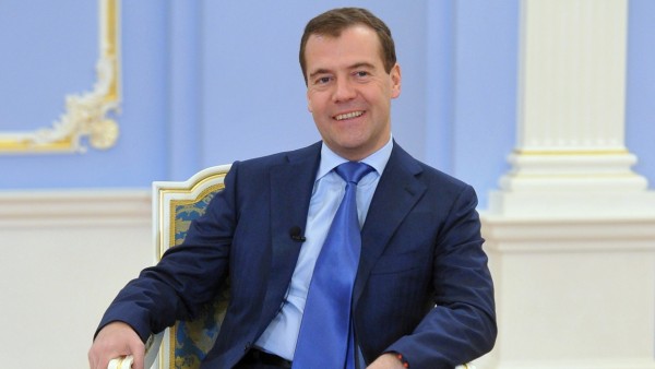 Медведев порадовался победе сборной РФ вместе с белорусским премьером (ФОТО)