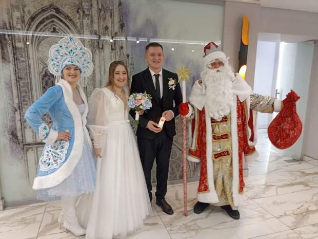 Новогодние свадьбы прошли в Нижнем Новгороде