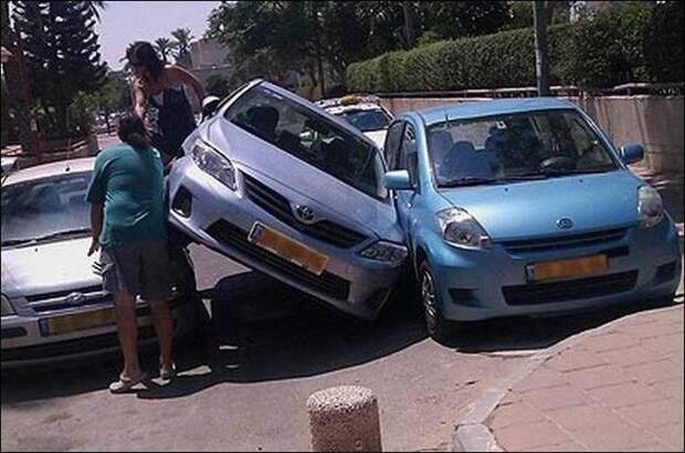 Чудеса парковки parking, авто, курьез, парковка