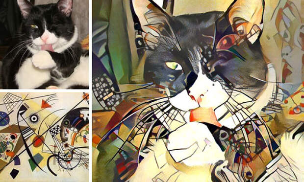 Pictures Combined Using Neural Networks