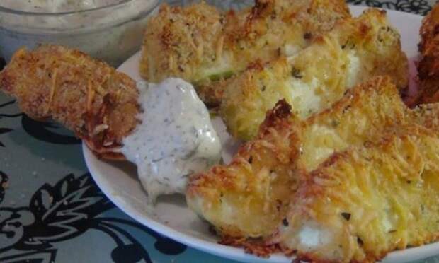 Кабачки с хрустящей корочкой. Кабачки с хрустящей корочкой.