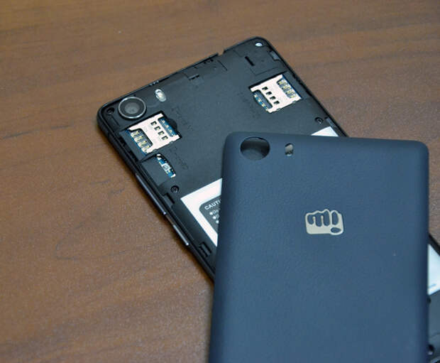 Micromax Canvas 5 без тыльной крышки