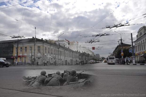 Тула 1941-1945 Бойцы в окопе Тула 1941-1945 Бойцы в окопе