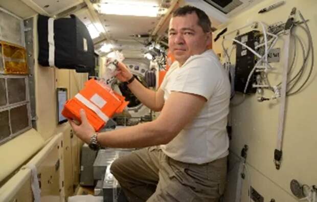 Космонавты-испытатели Кононненко О.Д. и Скрипочка О.И. проводят эксперименты по биопечати с клетками разных типов на борту МКС.  