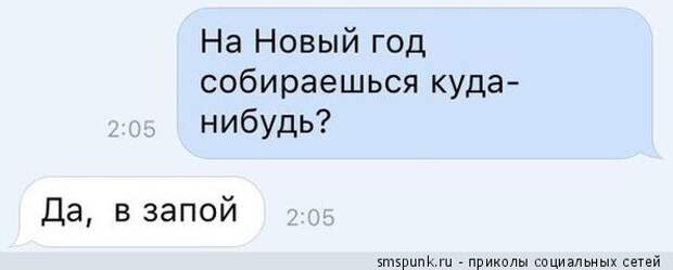 На Новый год собираешься куда-нибудь?