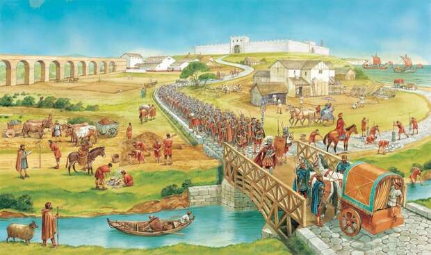 Легион на марше. Художник: Peter Dennis