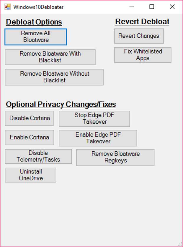 Windows10Bloater