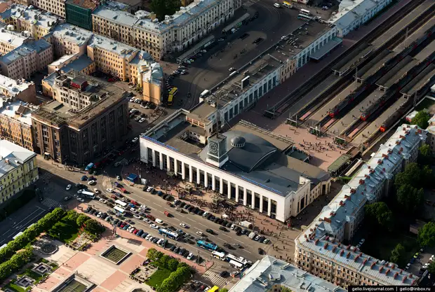 Финляндский вокзал.