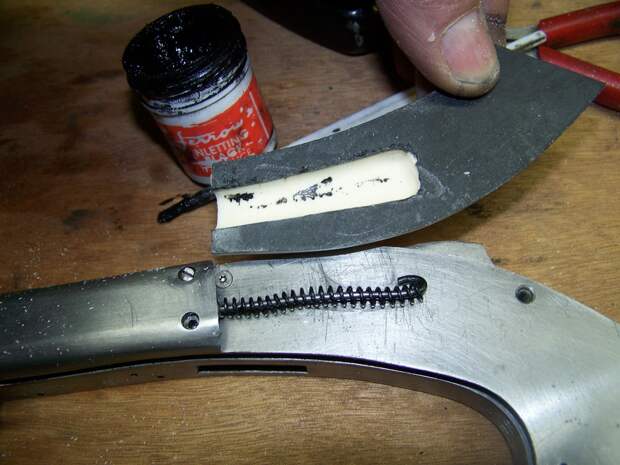 Складной нож, изготовление шаг за шагом Складной нож, своими руками, сувенир