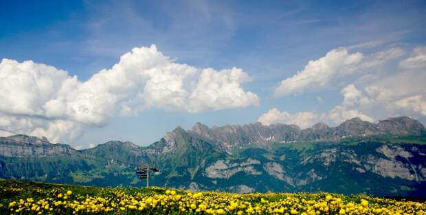 3. Флумзерберг, Швейцария весна, красота, планета, природа