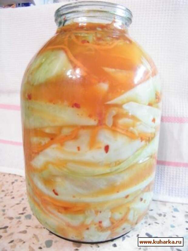Капуста кусками на зиму в банках рецепты