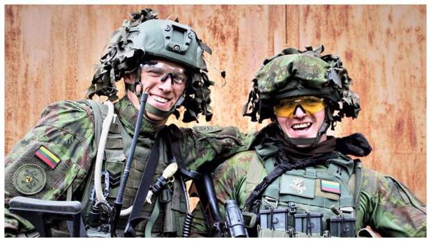 Литовские военные. Фото из интернета.