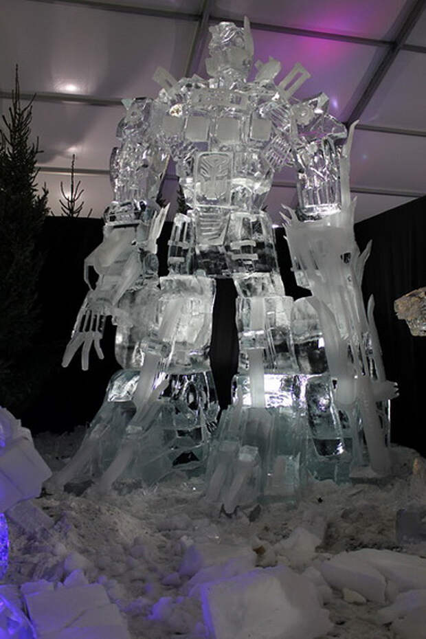 Ледяной Optimus Prime