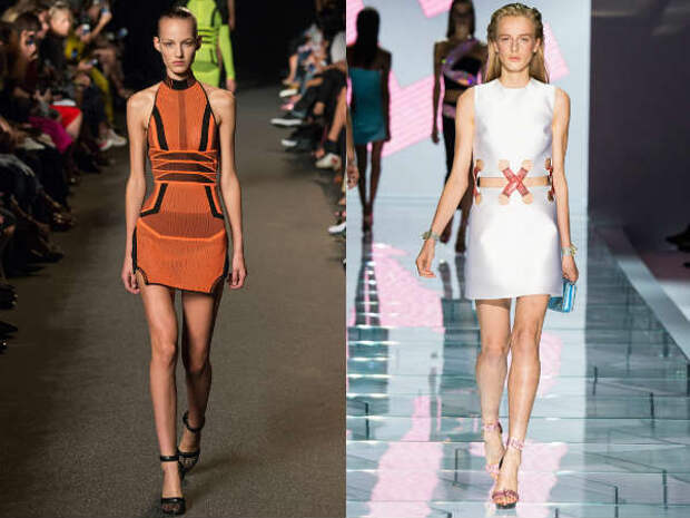 Модные мини и миди платья весна-лето 2015