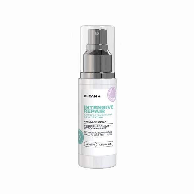 Крем для лица Intensive repair, Clean+, 869 руб. («Л'Этуаль»)