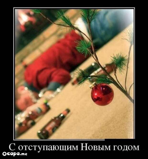 Подборка новогодних демотиваторов