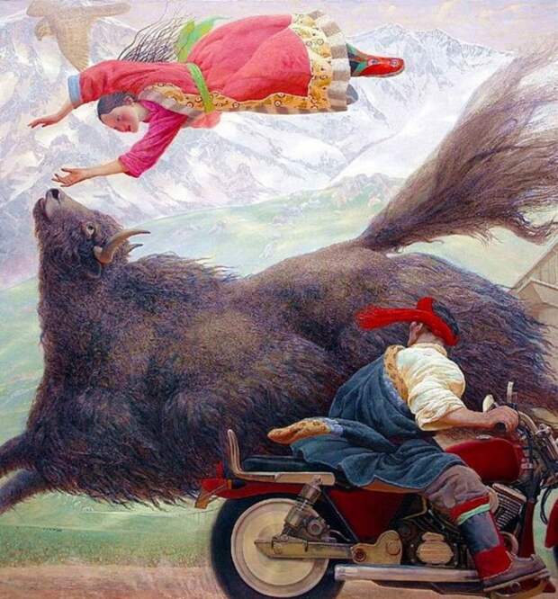 Из серии «Дух и движение». Автор: Wang Yiguang. Из серии «Дух и движение». Автор: Wang Yiguang.