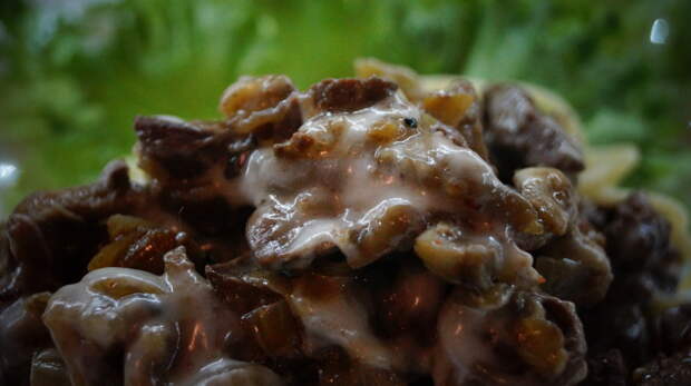 Жюльен из потрошков с грибами (ужин за 20 мин)