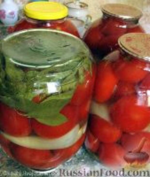 Фото к рецепту: Консервация. Вкусные помидорчики