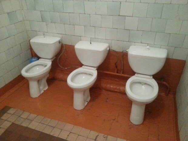 Все советские унитазы были с полкой. /Фото: bestlj.ru. Все советские унитазы были с полкой. /Фото: bestlj.ru.