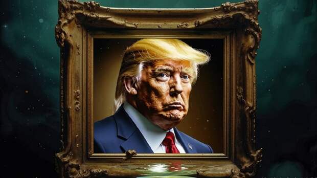 Дональд Трамп, портрет / Изображение сгенерировано нейросетью Kandinsky by Sber AI / amic.ru