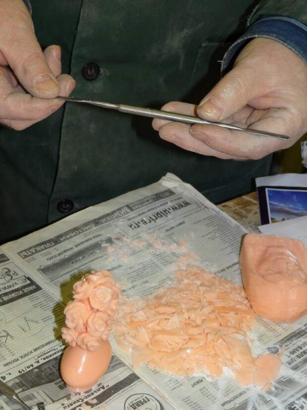 Рождение новой миниатюры. Мастер за работой. искусство, миниатюра, мыло