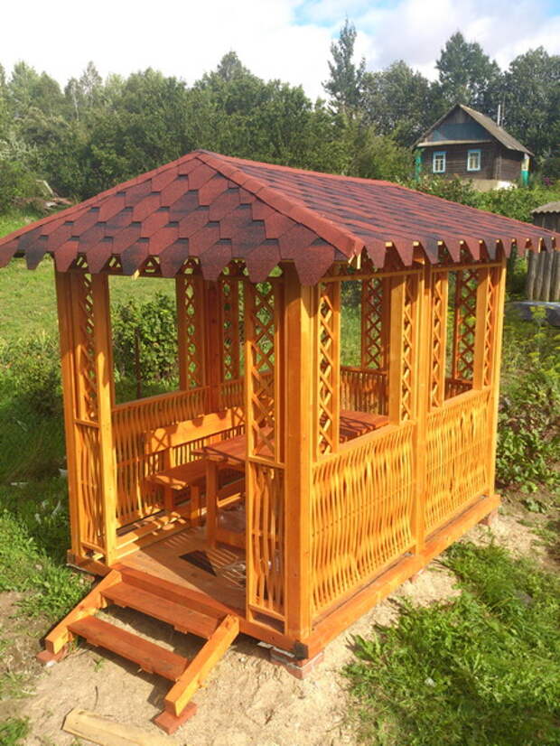 Беседка своими руками беседка, дача, своими руками
