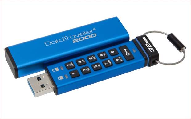 [Анонс] Kingston представляет USB-накопитель DataTraveler 2000 с шифрованием данных и мини-клавиатурой для набора пароля