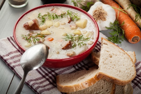 Суп с ветчиной и картофелем Суп с ветчиной и картофелем