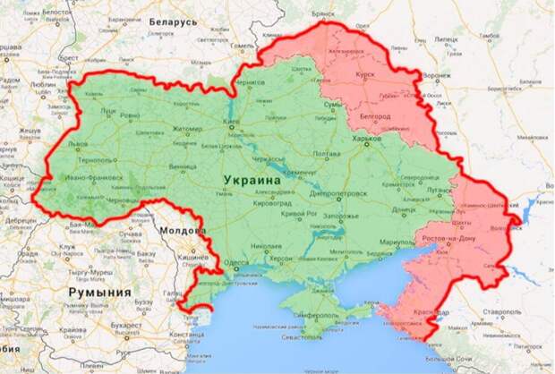 Границы, которые мерещатся киевской хунте