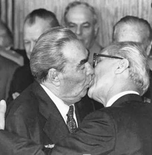 встреча Л.И.Брежнева и Хонеккера