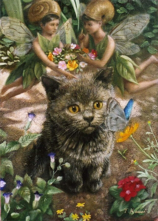 Коты — настоящие короли. Вот 8 картин, которые это доказывают