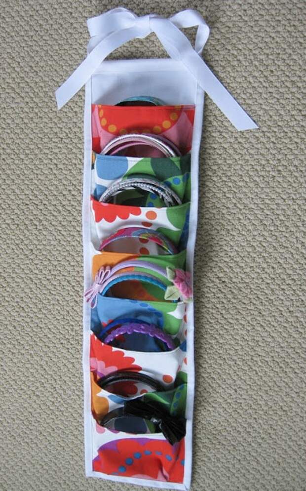 brilliant idea! Gail Made: Bands Away - tidy up those headbands!: 
