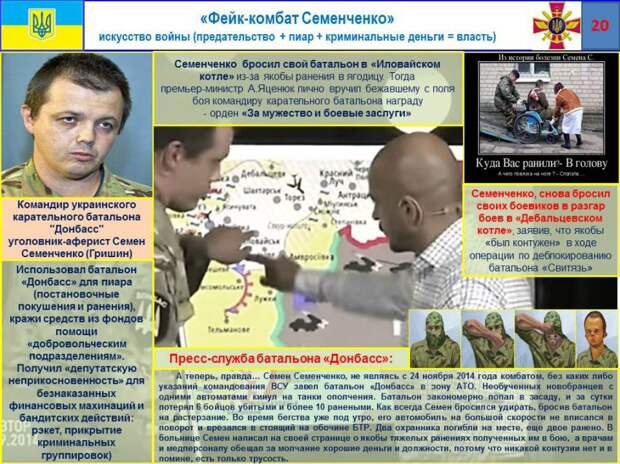 Минобороны ДНР представило отчет о потерях ВСУ на Донбассе и коррупции украинских командиров