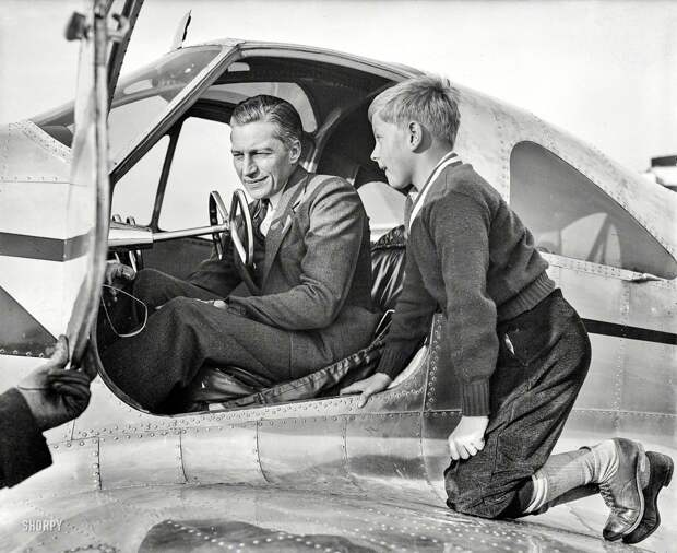 Два хороших пилота (1936 год) авто, олдтаймер, ретро фотографии, старинные автомобили