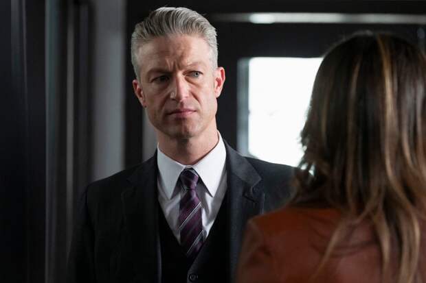 Carisi wearing his determined look on Law & Order: SVU Season 26 Episode 12
