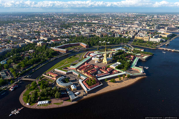 Санкт-Петербург с вертолета 