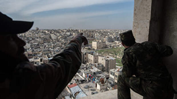 Военнослужащие Сирийской Арабской армии. Архивное фото