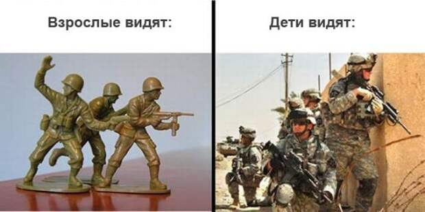 Мир глазами детей и взрослых взрослые, дети