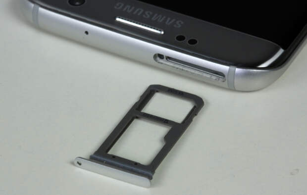 Samsung Galaxy S7 edge - лоток для карт