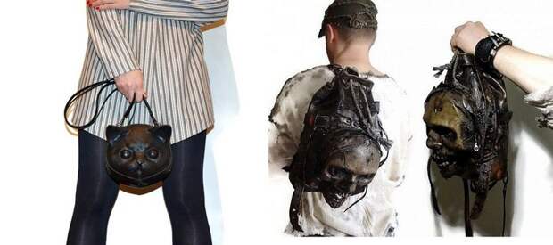 Зловещие рюкзаки и сумки FamilySkiners из натуральной кожи
