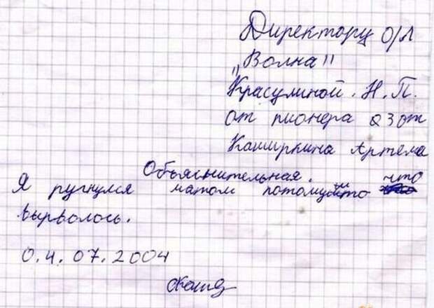 15 перлов из школьных тетрадей 15 перлов из школьных тетрадей дети, перлы, школа