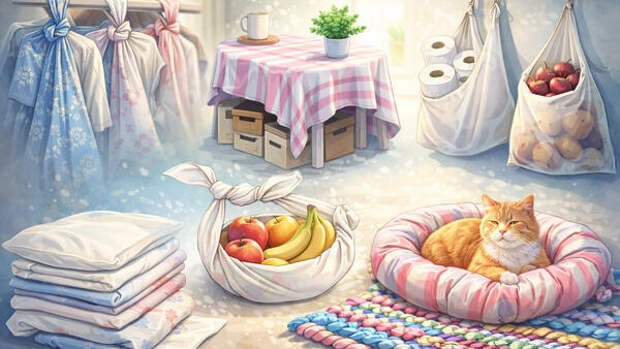 Не выбрасывайте старые простыни: 5 гениальных трюков, которые сэкономят вам тысячи рублей