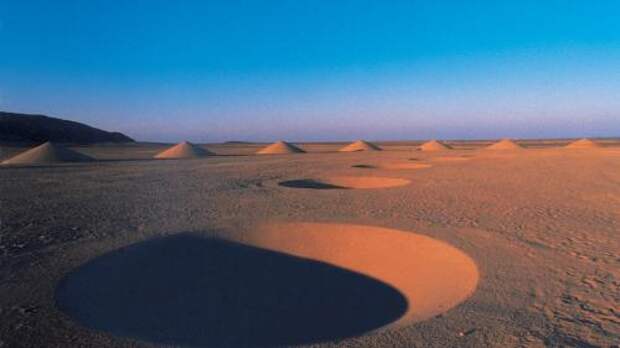 desert breath range of negative cones 