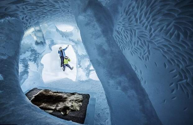 IceHotel - отель изо льда и снега.