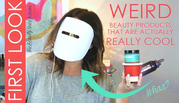 weird beauty products that are actually really cool Piper Wai Review, Hairgurt Review, Acne Light Mask Review, Boscia Black Masque Review