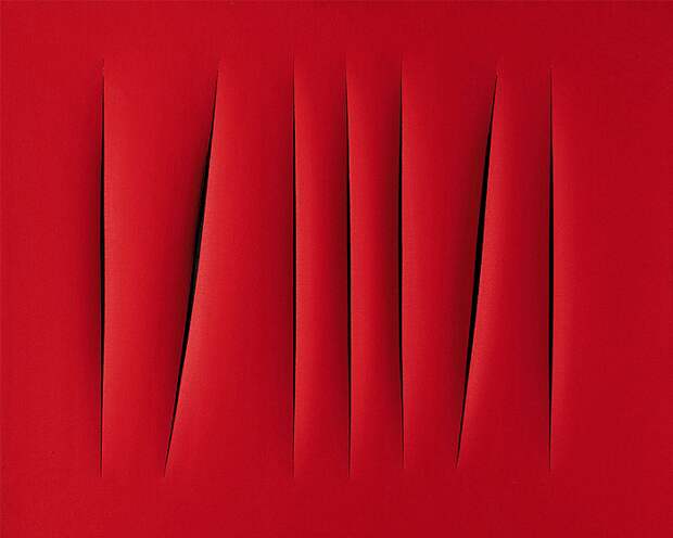 2. «Концепция пространства. Ожидание», Лючио Фонтана – $12,8 млн искусство, цена