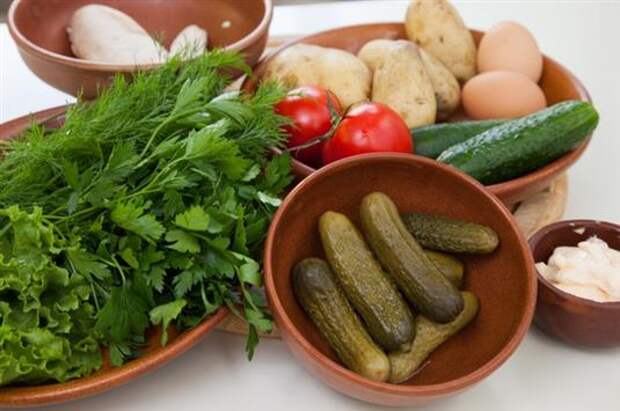Салат по-гальски - пошаговый кулинарный фото-рецепт